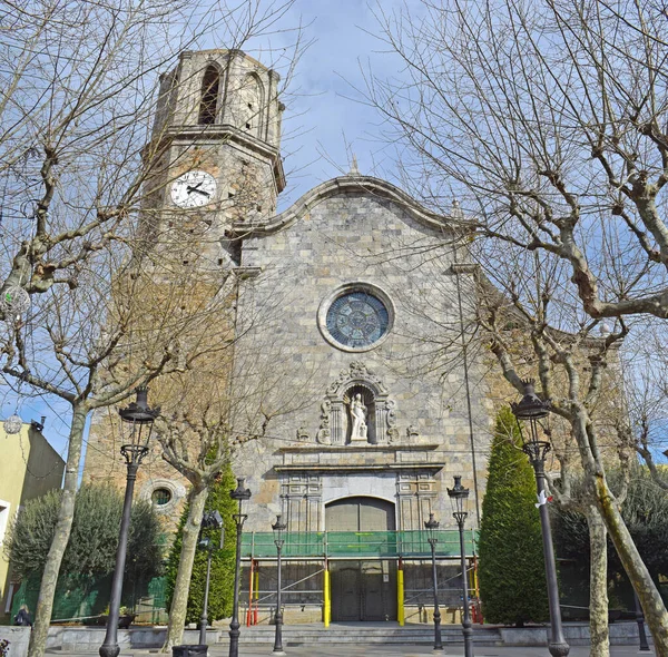 巴塞罗那Malgrat San Nicolas教堂 — 图库照片