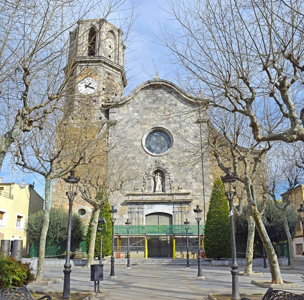 Iglesia San Nicolás Malgrat Mar Barcelona — Foto de Stock