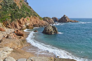 Cala Punta Santa Anna, Blanes Girona Spai 'de.