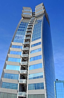 Barcelona Katalonya 'daki modern binalar Spai