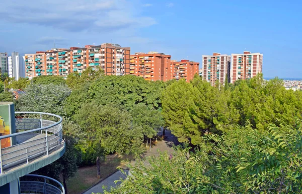 Parc Vall Hebron Barcelona Barrio Catalonia Spai — Foto de Stock