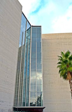 Barcelona Katalonya 'daki modern binalar Spai