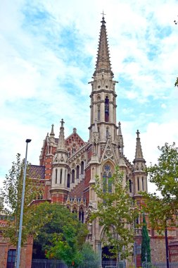 Barselona İspanya 'da San Francisco de Sales Kilisesi