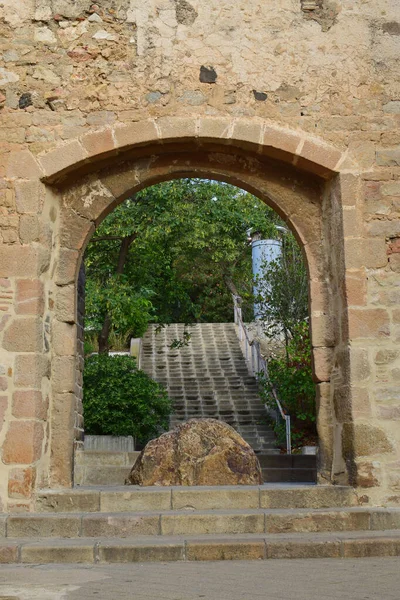 巴塞罗那加泰罗尼亚斯派的Pedralbes修道院 — 图库照片