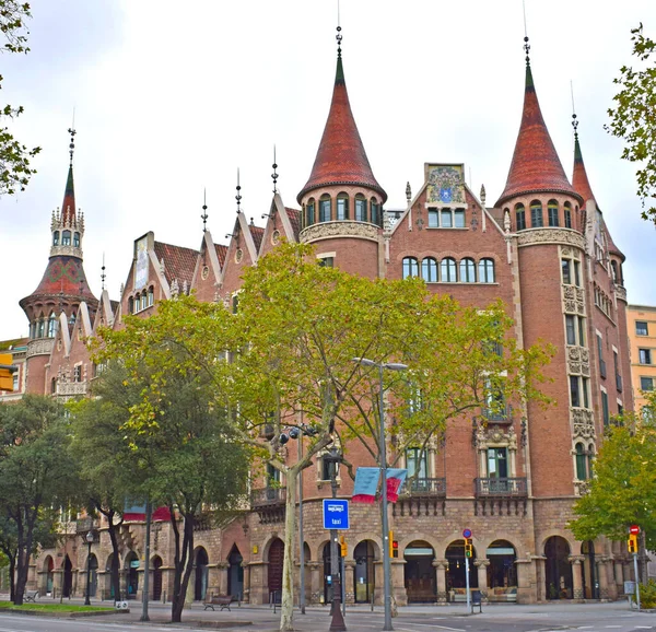 Terradas House Casa Les Punxes Barcelona España — Foto de Stock