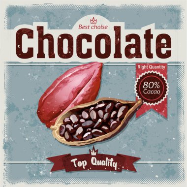 Grunge zemin üzerine kakao çekirdeği.