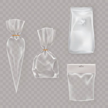 Koleksiyon, sahte gıda ve snack ürünler için ambalaj.