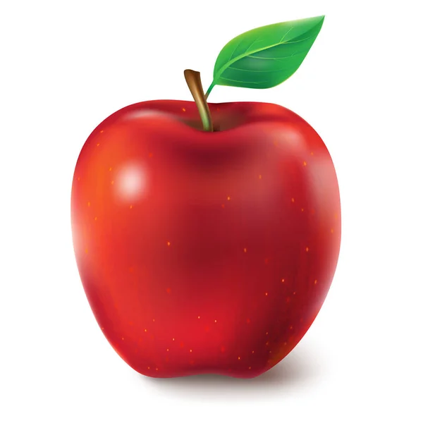 Illustration eines saftigen Apfels — Stockfoto