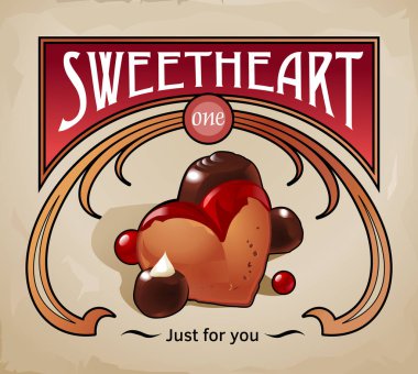 Şekerli tatlı bisküvi gösterimi