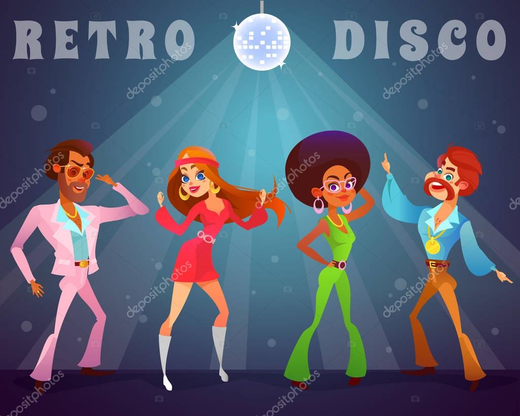 Imágenes: dibujo discoteca | Ilustración retro de dibujos ...