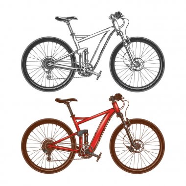 Spor yüksek hızlı Bisiklet.