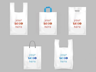 Beyaz Plastik poşetler