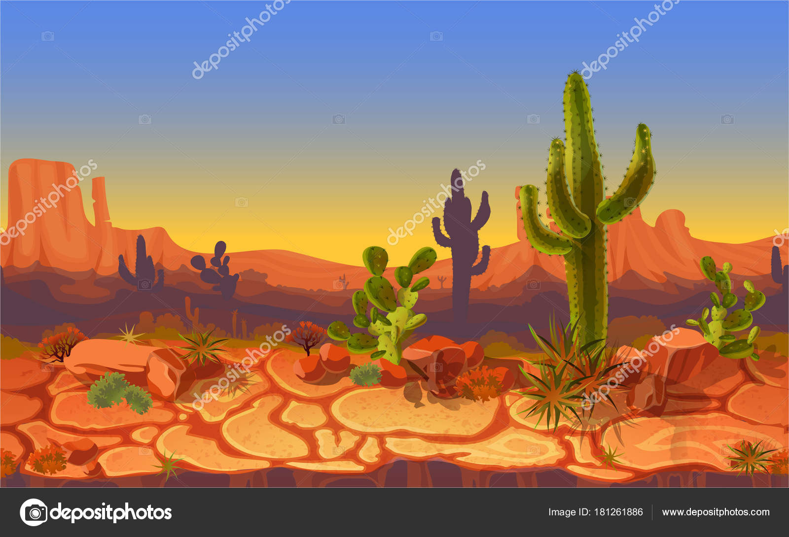 Vector Seamless Desert Landscape Horizontal Cartoon Game Banner Background Panorama Stock Vector Image By C Vectorpocket Vector Seamless Desert Landscape Horizontal Cartoon Game Banner Background Panorama Stock Vector Image By C Vectorpocket