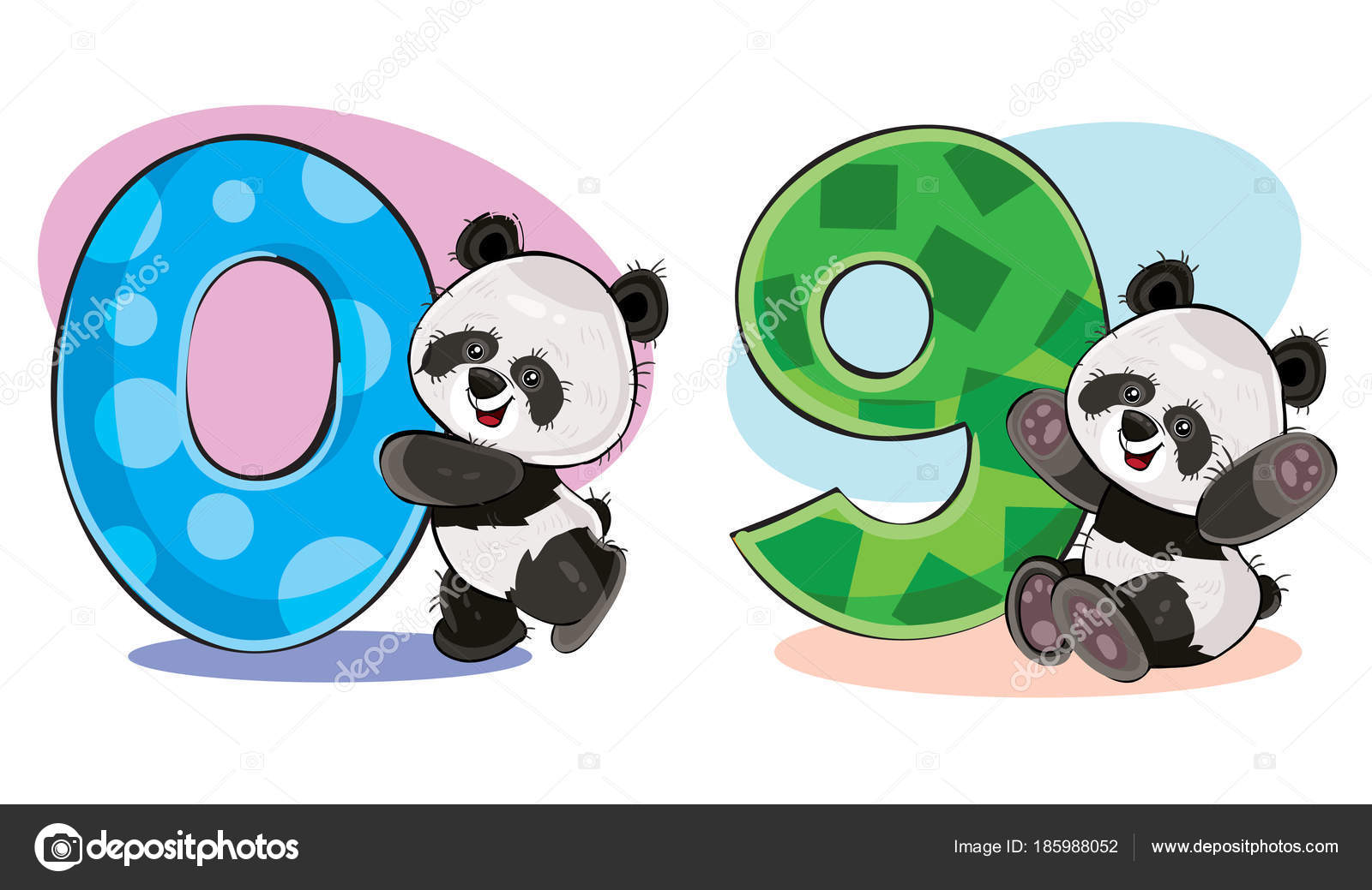 Kit Digital Pandas Aquarela, Cliparts, Desenho Panda