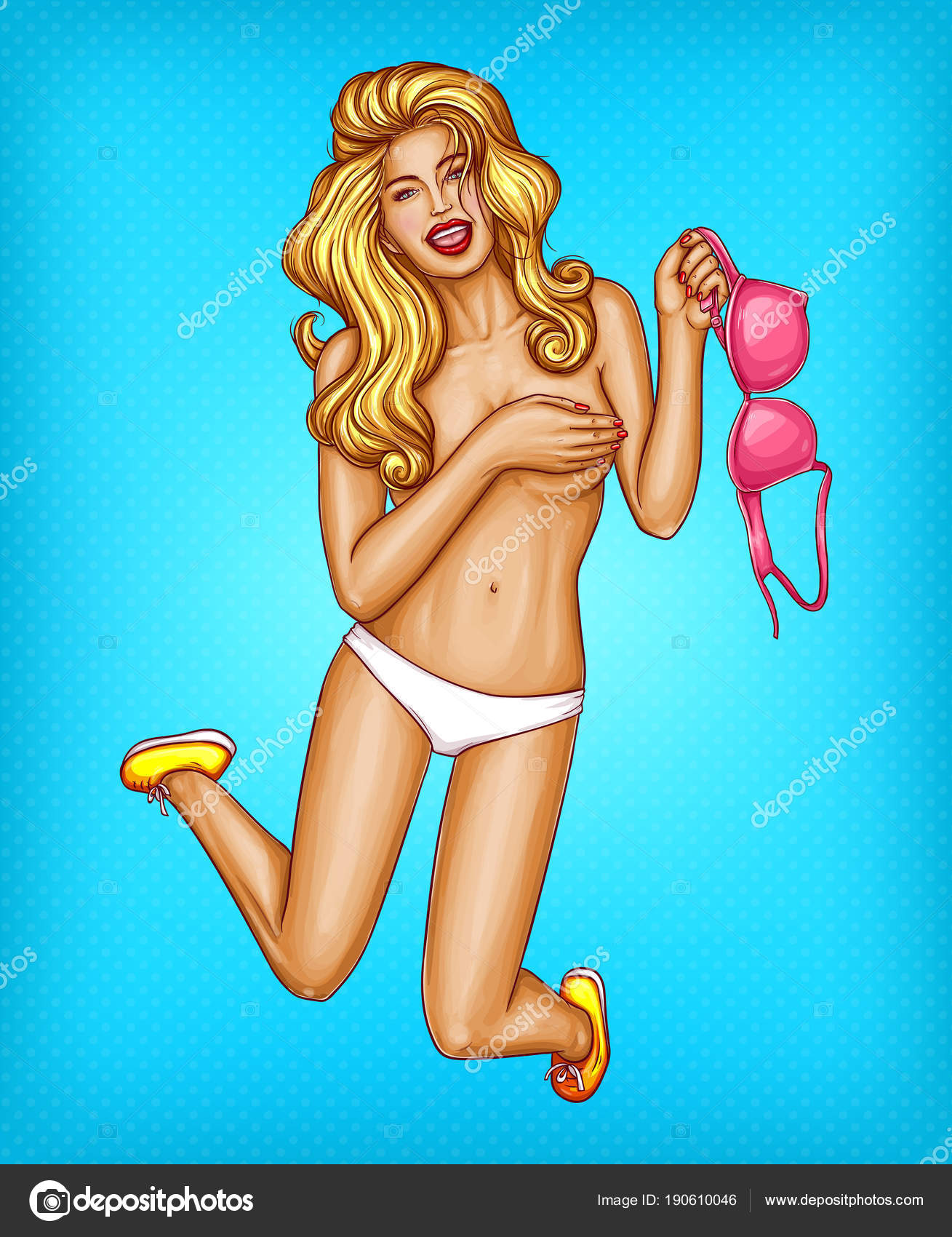 Sexy Nude Blonde Cartoon Sexy Nude Blonde Cartoon