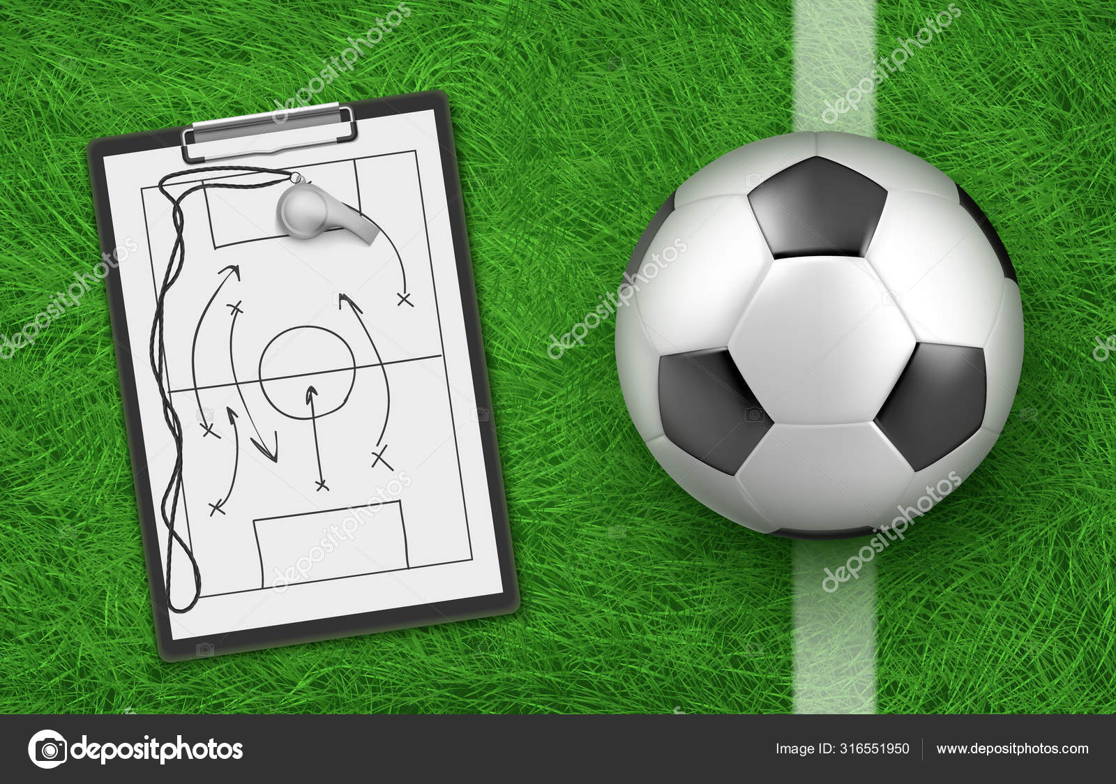 Futebol na televisão 3d ilustração stock. Ilustração de direto