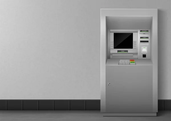 Ilustración vectorial de ATM realistas — Archivo Imágenes Vectoriales