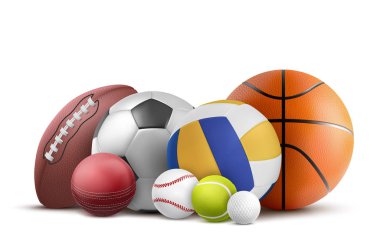 Futbol, rugby, beyzbol ve diğer sporlar için toplar