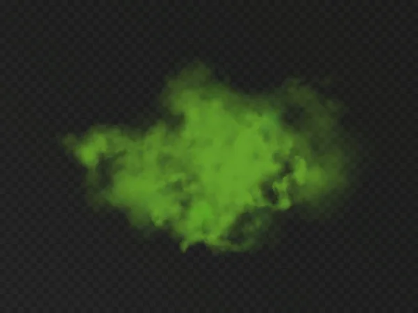 Green stink cloud of bad smell — 图库矢量图片