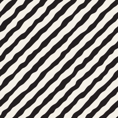Çapraz çizgili desen vektör sorunsuz siyah ve beyaz el çekilmiş