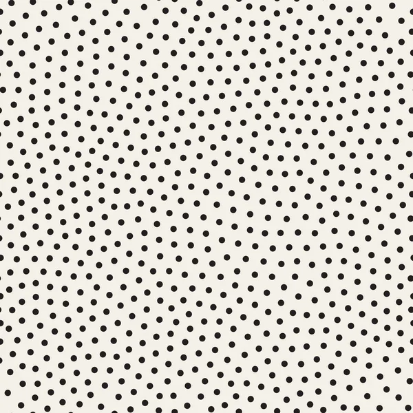 Modèle Jumble sans couture à pois noirs et blancs vectoriels — Image vectorielle