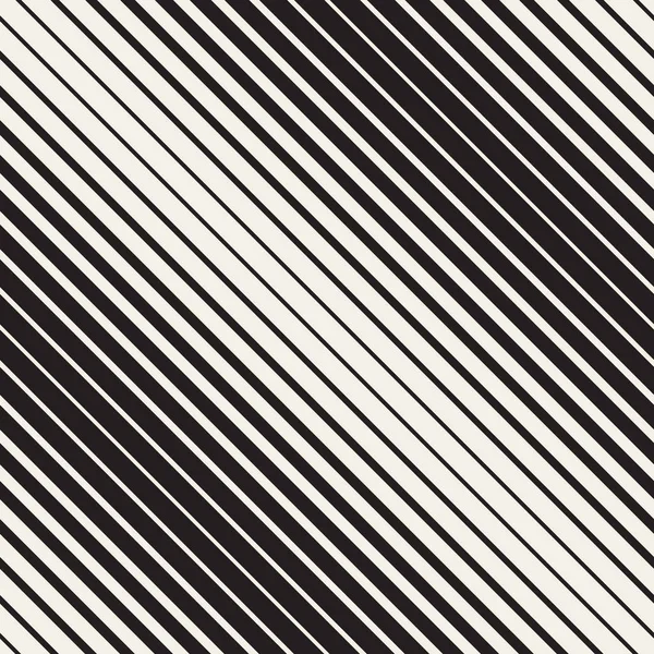 Patrón de rayas diagonales de semitono blanco y negro sin costura vectorial — Archivo Imágenes Vectoriales