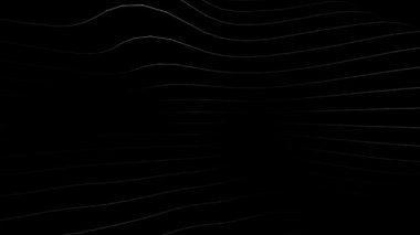 VJ görüntüleri. Yukarıdan generatif çizgiler akan beyaz.