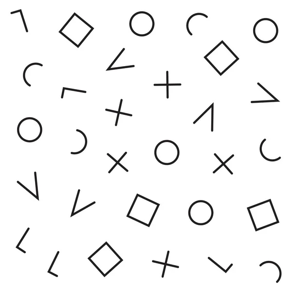 最低限の幾何学的ベクトル パターン — ストックベクタ