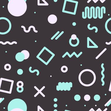 Soyut geometrik dikişsiz desen