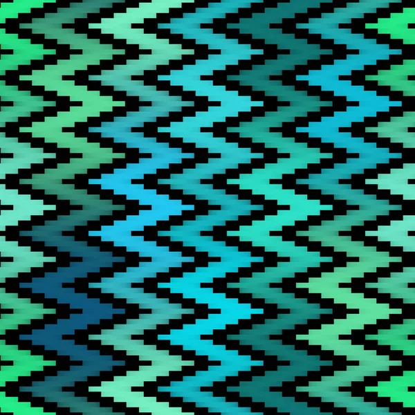 ZigZag linjer Gradient plattsättning. Sömlös Multicolor mönster. — Stockfoto