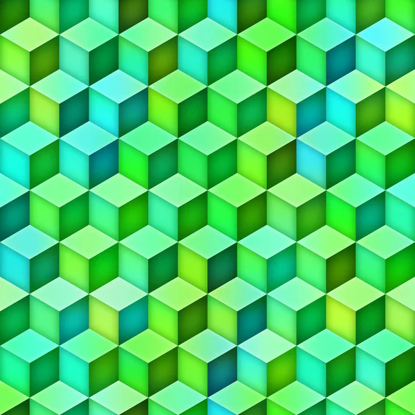 Kleurovergang kubussen betegeling. Naadloze Multicolor patroon — Stockfoto