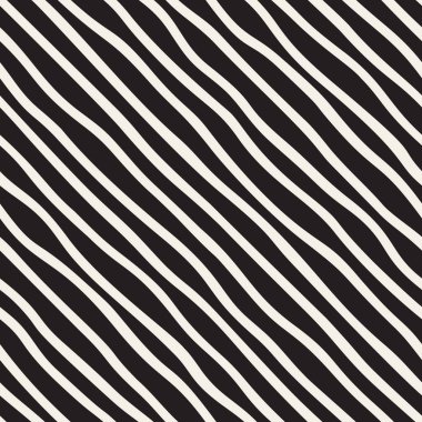 Çapraz çizgili desen vektör sorunsuz siyah ve beyaz el çekilmiş