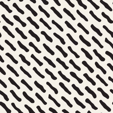 Vektör sorunsuz siyah ve beyaz karmakarışık çizgi deseni