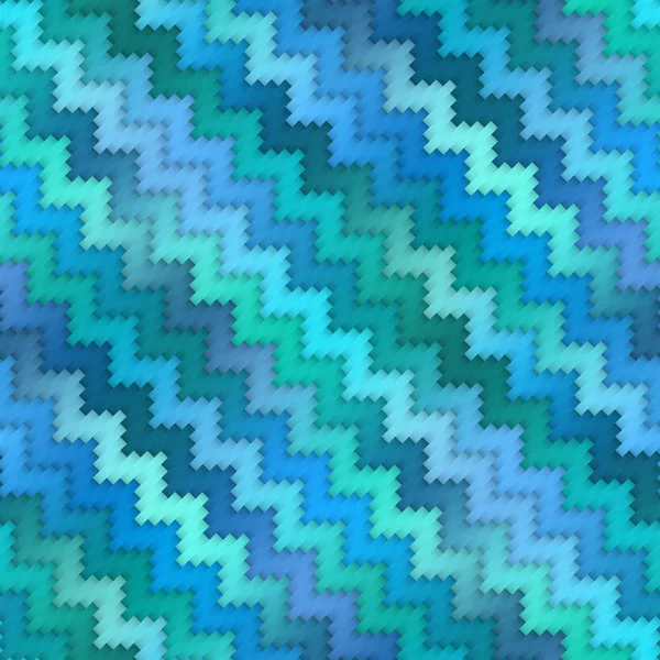 ZigZag linjer Gradient plattsättning. Sömlös Multicolor mönster. — Stockfoto