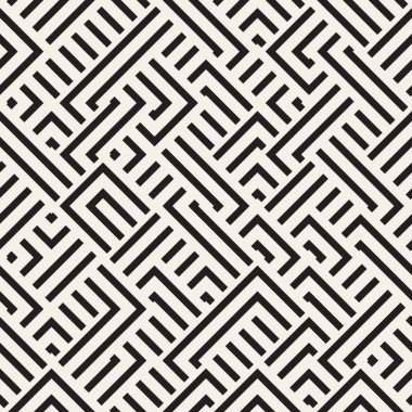 Vektör sorunsuz çapraz düzensiz satırları geometrik desen titreşim