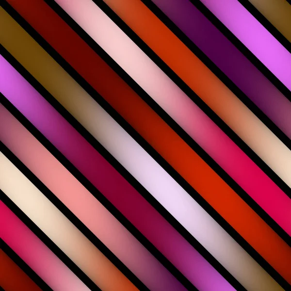 병렬 그라데이션 줄무늬입니다. 원활한 멀티 컬러 패턴. — 스톡 사진