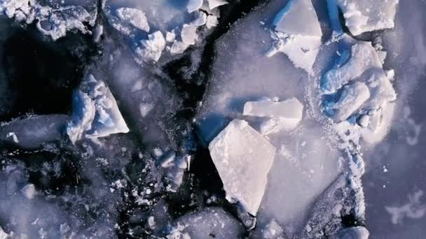 Surface de la planète de glace — Video