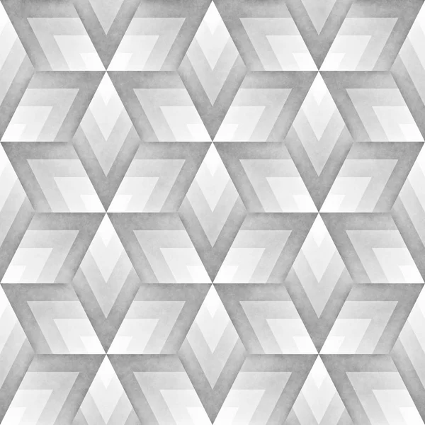 Patrón monocromático sin costuras. Grungy formas geométricas de baldosas . —  Fotos de Stock