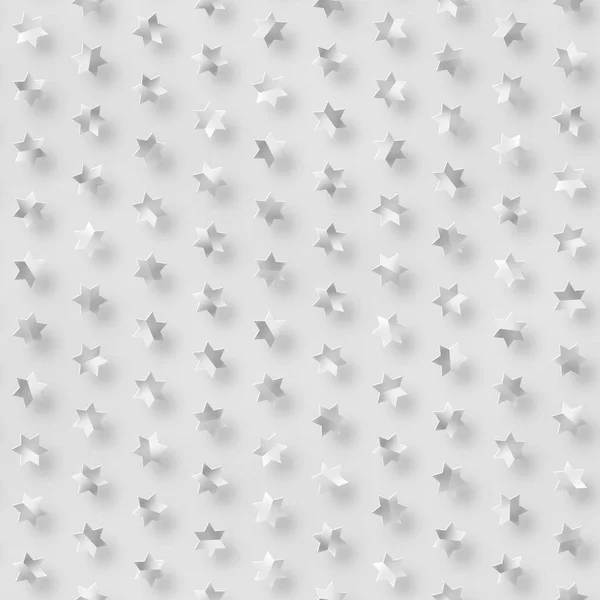 Scattered Geometric Shaded Shapes. Abstract Seamless Monochrome Pattern. — Stock Photo, Image