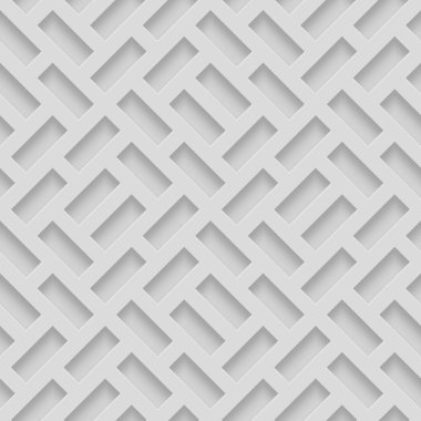 Eğimli şekiller ile Dikişsiz desen. Soyut gri tonlamalı tek renkli Pavetment arka plan