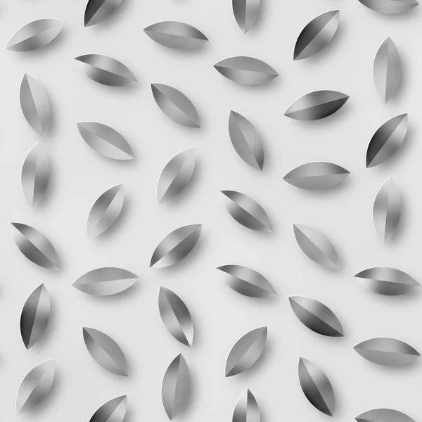 シェード図形を点在しています。抽象的なシームレスな白黒パターン. — ストック写真