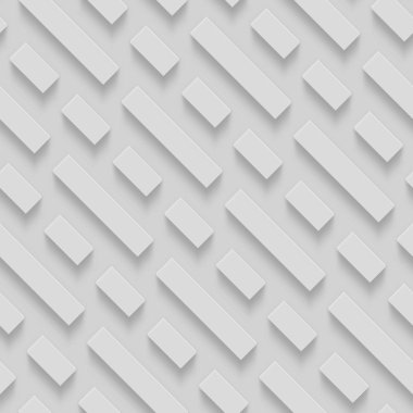 Eğimli şekiller ile Dikişsiz desen. Soyut gri tonlamalı tek renkli Pavetment arka plan