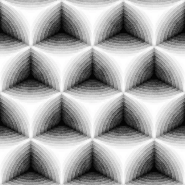 Bezešvé jednobarevné vzor. Výstřední geometrické tvary vedle sebe. — Stock fotografie