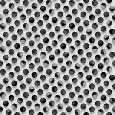 Gölgeli geometrik şekiller dağınık. Soyut Dikişsiz tek renkli desen.