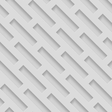 Eğimli şekiller ile Dikişsiz desen. Soyut gri tonlamalı tek renkli Pavetment arka plan