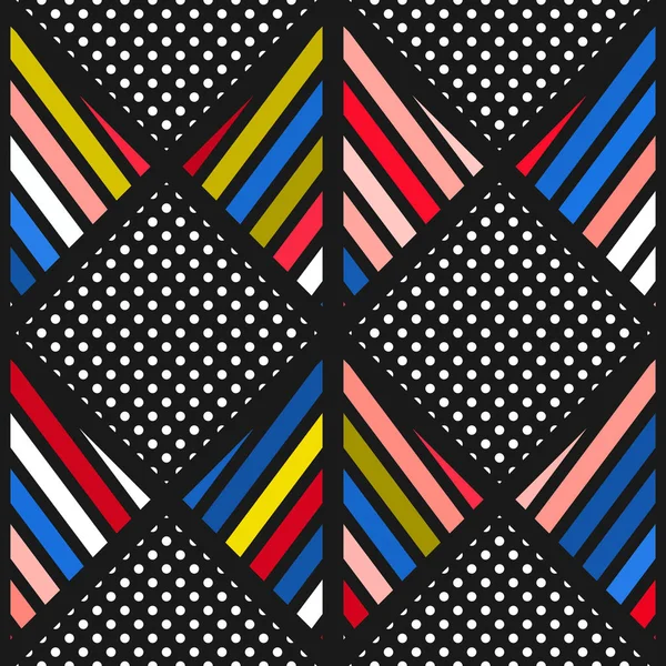 다채로운 밝은 원활한 패턴 — 스톡 사진