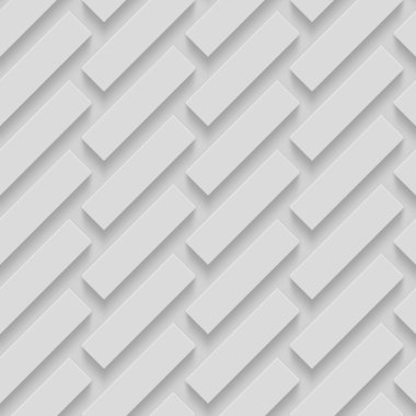 Eğimli şekiller ile Dikişsiz desen. Soyut gri tonlamalı tek renkli Pavetment arka plan