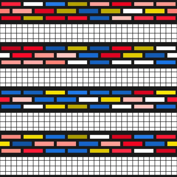 Colorato modello luminoso senza soluzione di continuità — Foto Stock