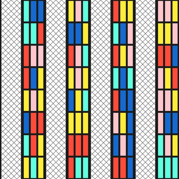 Färgglada ljusa seamless mönster — Stockfoto