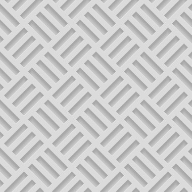 Eğimli şekiller ile Dikişsiz desen. Soyut gri tonlamalı tek renkli Pavetment arka plan